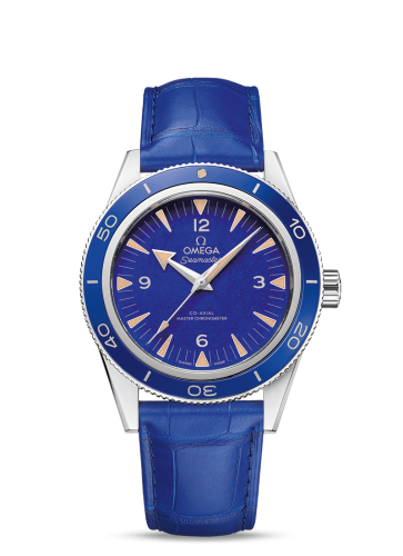 Omega Seamaster 300 Co-Axial Master Chronometer Platinum / Lapis Lazuli